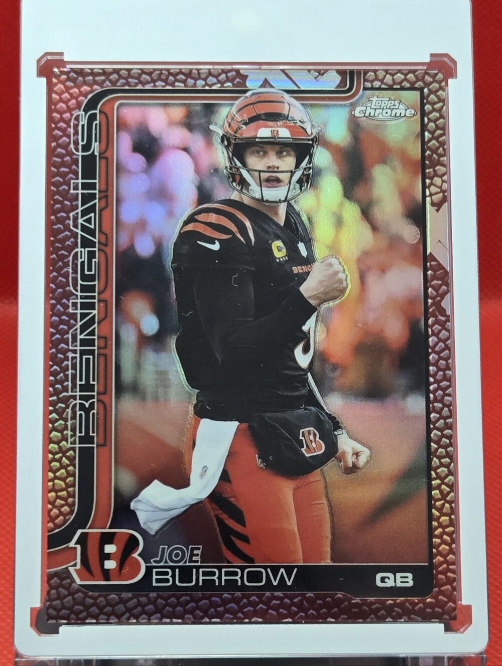 2026 Topps Chrome - Joe Burrow - Football Leather
